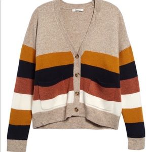 Madewell stripe cardigan